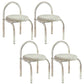 Modern Simple Side Chair Plastic Frame Side Dining Chair for Home Use Clear 4 Piece Set Clearhalo 'Dining Chairs' 'Dining Tables & Seating' 'dining_chair' 'furn' 'furn_dining_chair' 'Furniture' 'Kitchen & Dining Furniture' 7569006