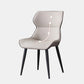 Modern Simple Side Chair Faux Leather Wingback Chair for Bedroom