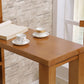 Brown Pine Wood Bistro Table with Storage Modern Pub Table for Living Room Clearhalo 'Bar Furniture' 'Bar Tables' 'bar_tables' 'furn' 'furn_bar_tables' 'Furniture' 'Kitchen & Dining Furniture' 7569232