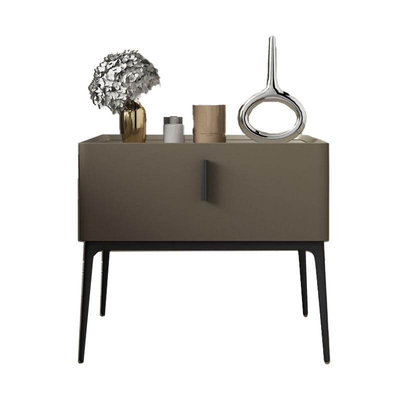 Lederen bed nachtkastje klassiek glamours bedkast met lade