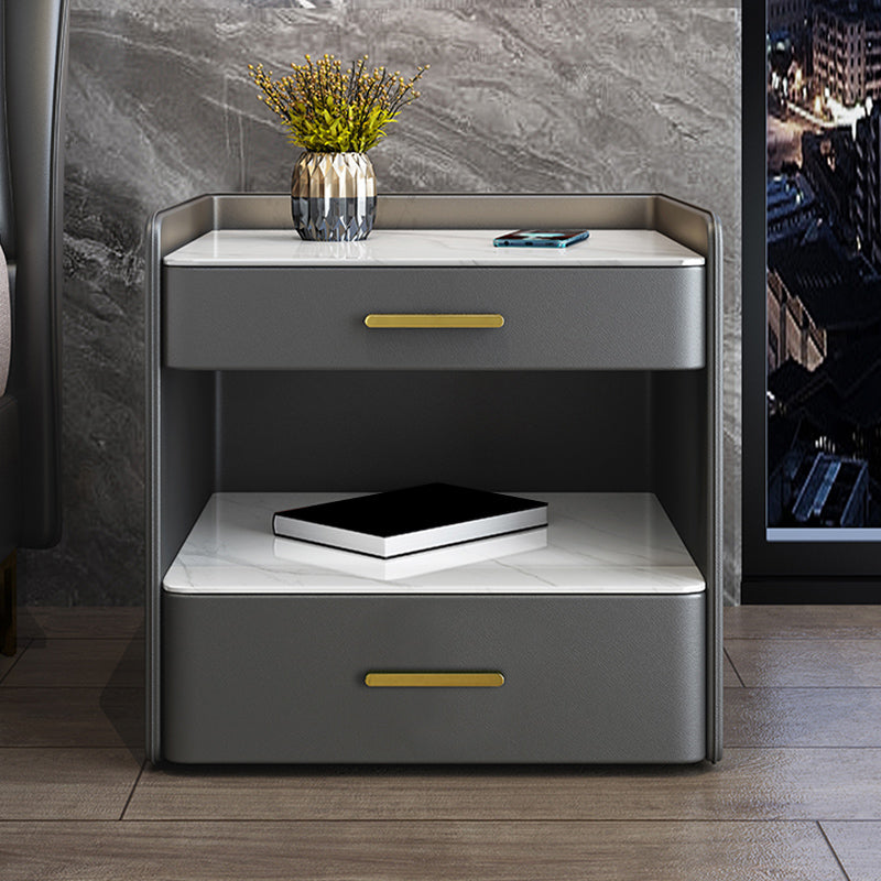 Stenen bed nachtkastje open opbergde bedkast met laden