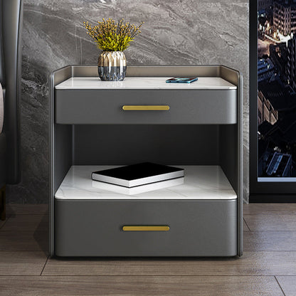 Stenen bed nachtkastje open opbergde bedkast met laden