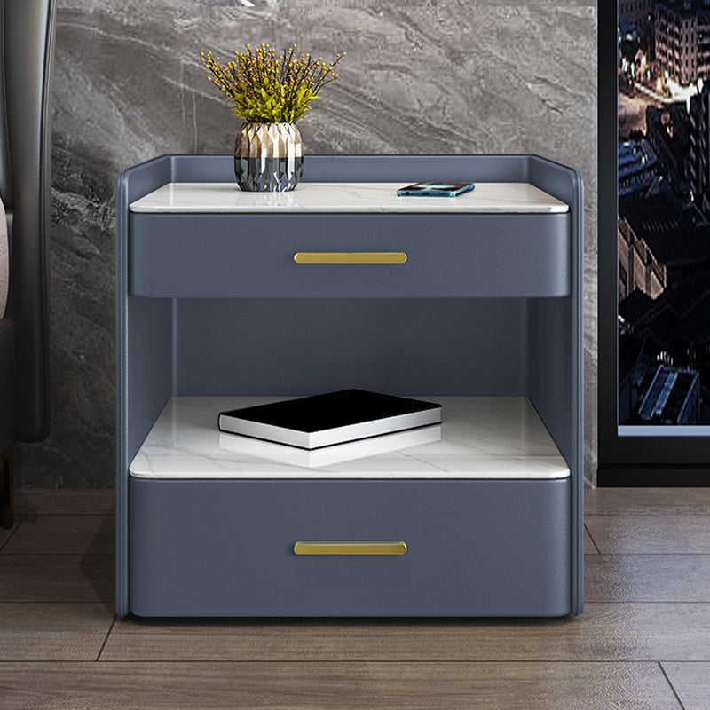 Stenen bed nachtkastje open opbergde bedkast met laden