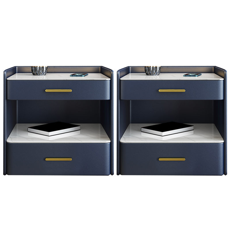 Stenen bed nachtkastje open opbergde bedkast met laden