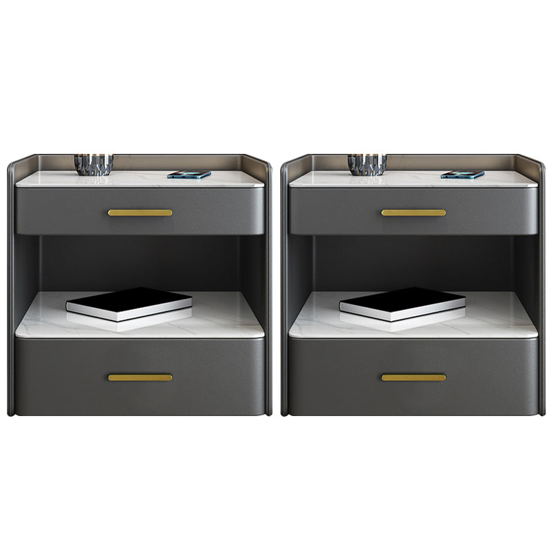 Stenen bed nachtkastje open opbergde bedkast met laden