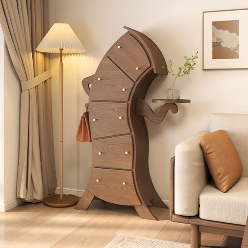 Hedendaagse verticale lingerie -borst hout opberg dressoir voor slaapkamer