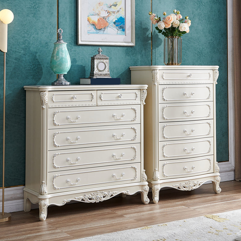 Traditional Dresser Solid Wood Storage Chest Dresser with 4/5/6 Drawers Clearhalo 'Bedroom Furniture' 'Dressers & Chests' 'dressers_chests' 'furn' 'furn_dressers_chests' 'Furniture' 7569328