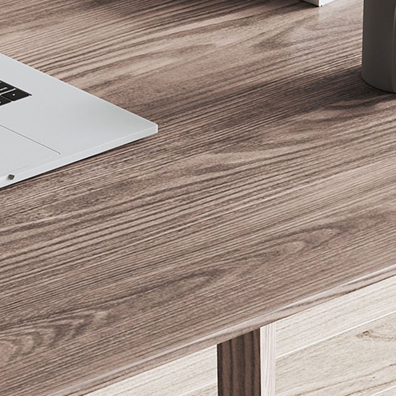 Base de bureau à bois massif Parsons Base 29.53 "Bureau d'écriture de haut