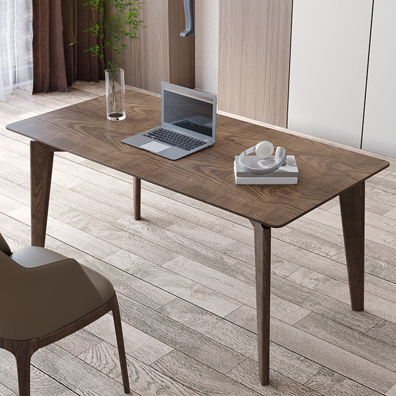 Base de bureau à bois massif Parsons Base 29.53 "Bureau d'écriture de haut