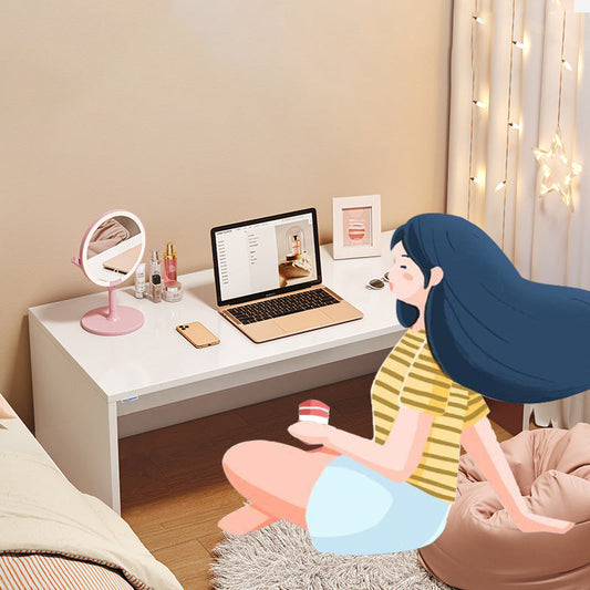 Bureau d'écriture en bois d'ingénierie Bureau de traîneau contemporain pour la maison