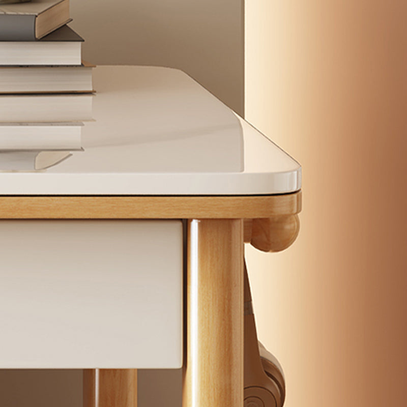 Bureau de bureau à domicile rectangulaire moderne 23,6 "W Writing Desk avec étagère