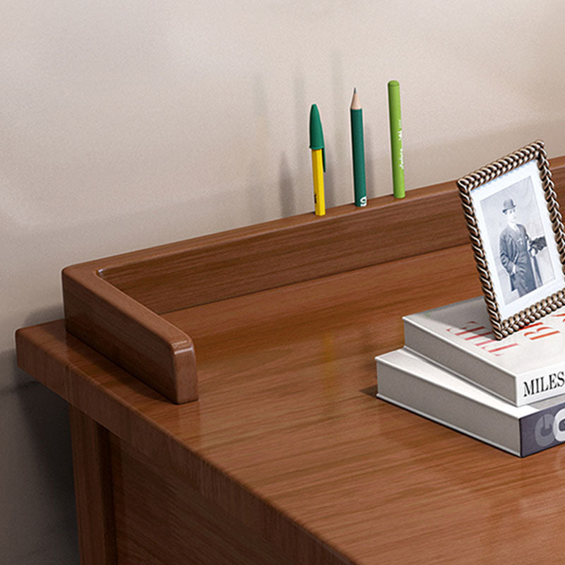 Escritorio de computadora de madera sólida estilo glamour 2 cajones 23.6 "de ancho escritorio de oficina en casa