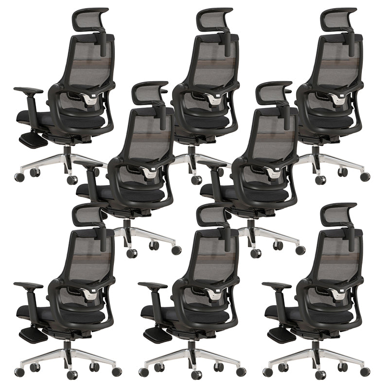 Eigentijdse verstelbare arm bureaustoelstoel met wielen