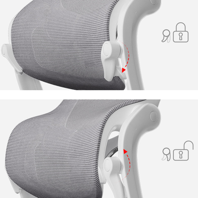 Eigentijdse verstelbare arm bureaustoelstoel met wielen