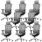Adjustable Arms Office Chair Contemporary Mesh Desk Chair with Wheels for Home