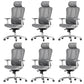 Adjustable Arms Office Chair Contemporary Mesh Desk Chair with Wheels for Home