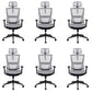 Contemporary Height Adjustable Office Chair Mesh Desk Chair for Office