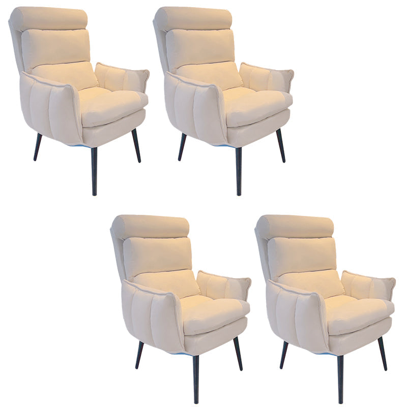 Sedia da ufficio moderna senza braccio sedia da scrivania in pelle senza ruote