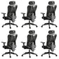 Modern Height Adjustable Office Chair Mesh Black Desk Chair for Office 6 Piece Set Nylon Height-Adjustable Arms Clearhalo 'furn' 'furn_office_chair' 'Furniture' 'Office Chairs' 'Office Furniture' 'office_chair' 7569839