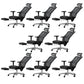Modern Height Adjustable Office Chair Mesh Black Desk Chair for Office 8 Piece Set Aluminum Height-Adjustable Arms Clearhalo 'furn' 'furn_office_chair' 'Furniture' 'Office Chairs' 'Office Furniture' 'office_chair' 7569844
