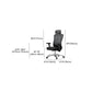 Modern Height Adjustable Office Chair Mesh Black Desk Chair for Office Clearhalo 'furn' 'furn_office_chair' 'Furniture' 'Office Chairs' 'Office Furniture' 'office_chair' 7569848