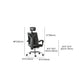 Modern Height Adjustable Office Chair Mesh Black Desk Chair for Office Clearhalo 'furn' 'furn_office_chair' 'Furniture' 'Office Chairs' 'Office Furniture' 'office_chair' 7569849