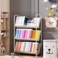 Standard Open Back Bookshelf Metal Metal White Contemporary Bookcase 27.2"L x 10.4"W x 41.7"H Clearhalo 'Bookcases' 'furn' 'furn_bookcases' 'Furniture' 'Office Furniture' 7569875