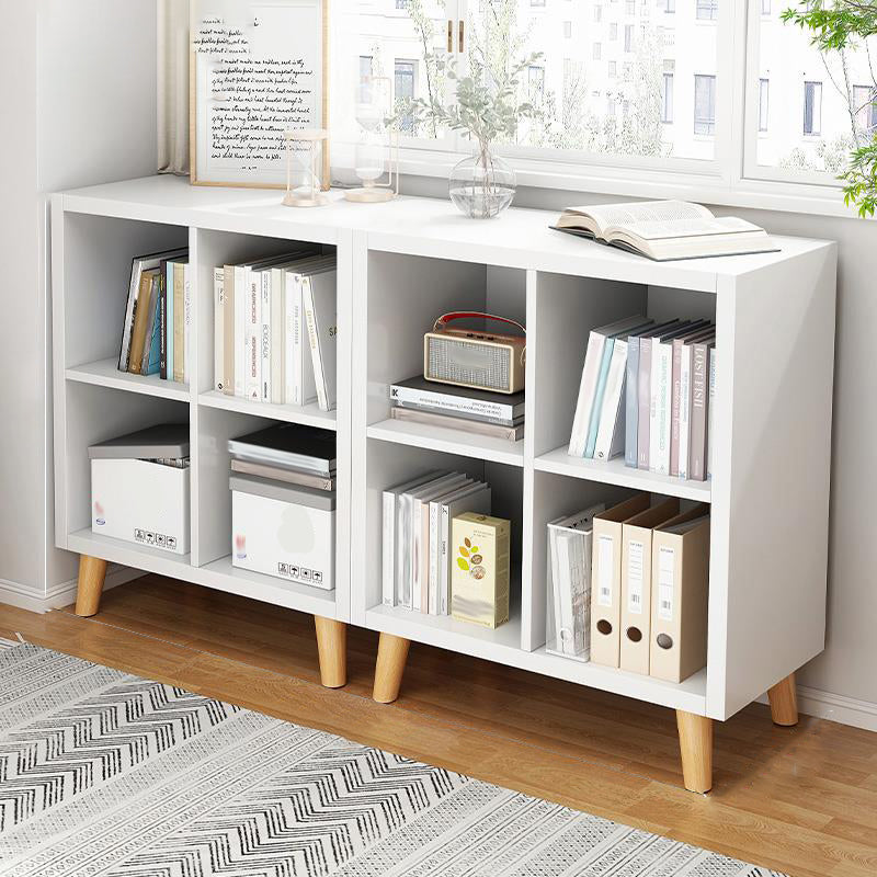Standard Contemporary Bookcase Engineered Wood Closed Back Bookshelf Clearhalo 'Bookcases' 'furn' 'furn_bookcases' 'Furniture' 'Office Furniture' 7569912