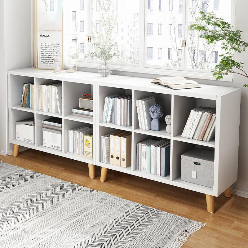 Standard Contemporary Bookcase Engineered Wood Closed Back Bookshelf Clearhalo 'Bookcases' 'furn' 'furn_bookcases' 'Furniture' 'Office Furniture' 7569914