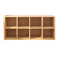 Standard Contemporary Bookcase Engineered Wood Closed Back Bookshelf