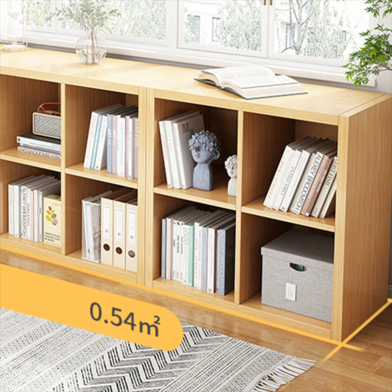 Standard Contemporary Bookcase Engineered Wood Closed Back Bookshelf Clearhalo 'Bookcases' 'furn' 'furn_bookcases' 'Furniture' 'Office Furniture' 7569921