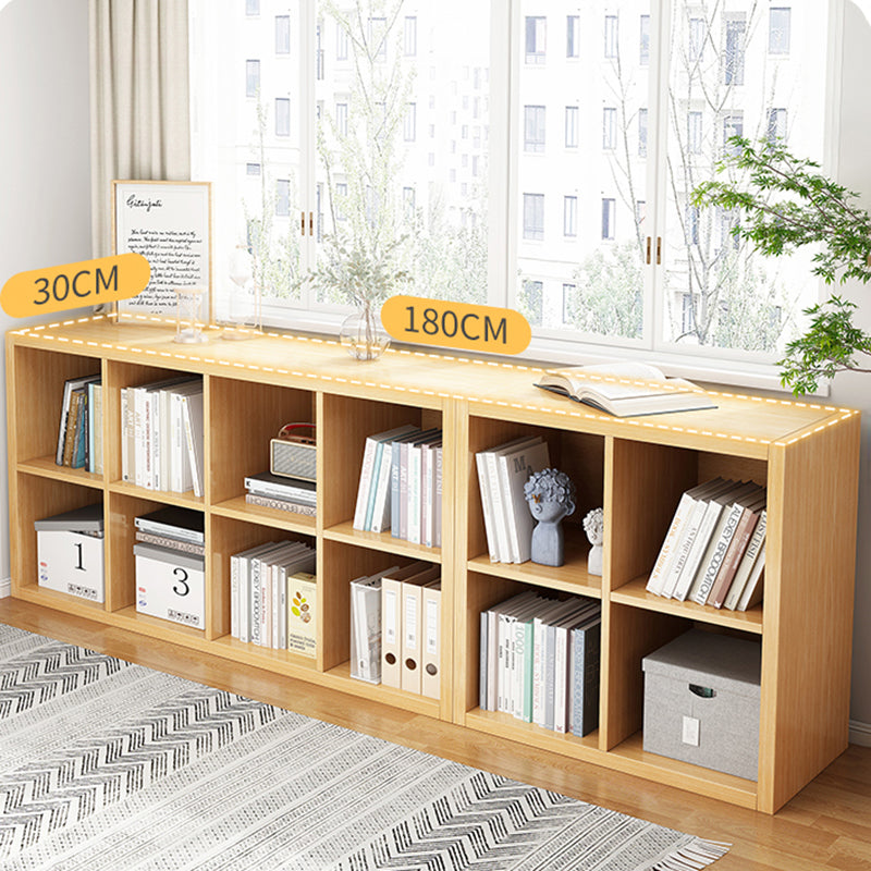 Standard Contemporary Bookcase Engineered Wood Closed Back Bookshelf Clearhalo 'Bookcases' 'furn' 'furn_bookcases' 'Furniture' 'Office Furniture' 7569923