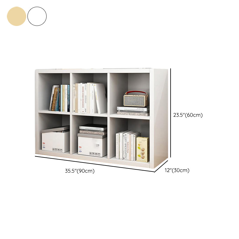 Standard Contemporary Bookcase Engineered Wood Closed Back Bookshelf Clearhalo 'Bookcases' 'furn' 'furn_bookcases' 'Furniture' 'Office Furniture' 7569928