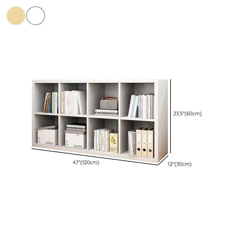 Standard Contemporary Bookcase Engineered Wood Closed Back Bookshelf Clearhalo 'Bookcases' 'furn' 'furn_bookcases' 'Furniture' 'Office Furniture' 7569929