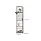 Glam Open Back Bookcase Standard Metal Bookshelf with Shelves Clearhalo 'Bookcases' 'furn' 'furn_bookcases' 'Furniture' 'Office Furniture' 7569983