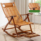 Leisure Balcony Folding Lazy Sofa Chair Chinese Chaise Rocking Chair Tan Non-Upholstered Clearhalo 'Chairs & Seating' 'furn' 'furn_rocking_chairs' 'Furniture' 'Living Room Furniture' 'Rocking Chairs' 'rocking_chairs' 7570147