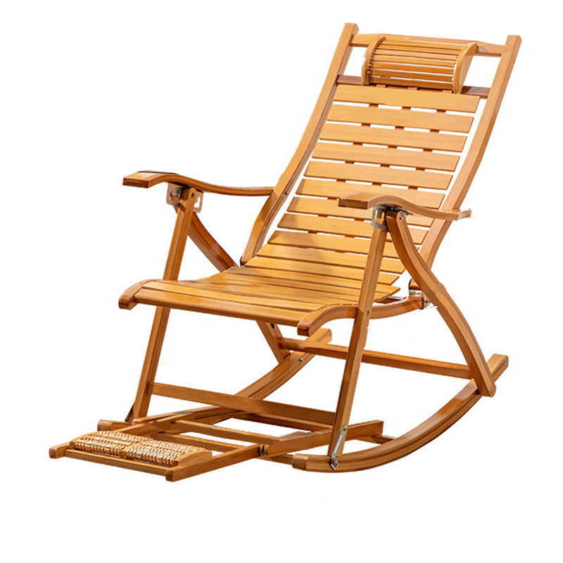 Leisure Balcony Folding Lazy Sofa Chair Chinese Chaise Rocking Chair Clearhalo 'Chairs & Seating' 'furn' 'furn_rocking_chairs' 'Furniture' 'Living Room Furniture' 'Rocking Chairs' 'rocking_chairs' 7570153