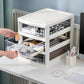 Transparent Filing Cabinet Modern Plastic Drawers Cabinet for Office