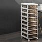 Transparent Filing Cabinet Modern Plastic Drawers Cabinet for Office