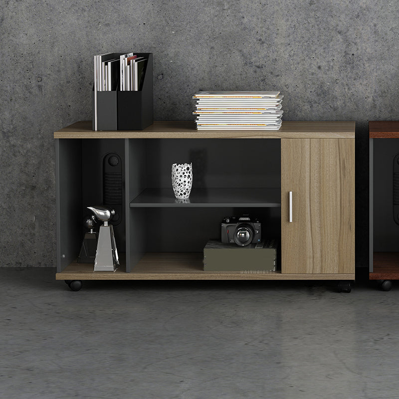 Archivo nórdico Archivo de madera Almacenamiento de almacenamiento lateral