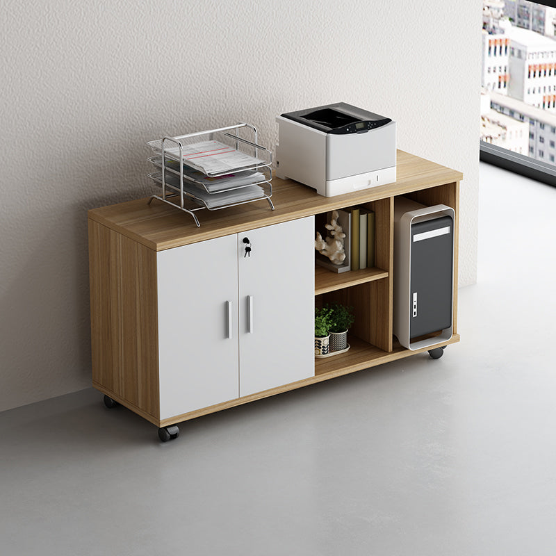 Archivo nórdico Archivo de madera Almacenamiento de almacenamiento lateral