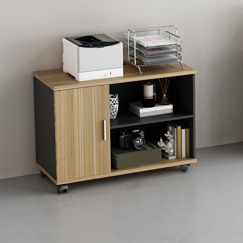 Archivo nórdico Archivo de madera Almacenamiento de almacenamiento lateral