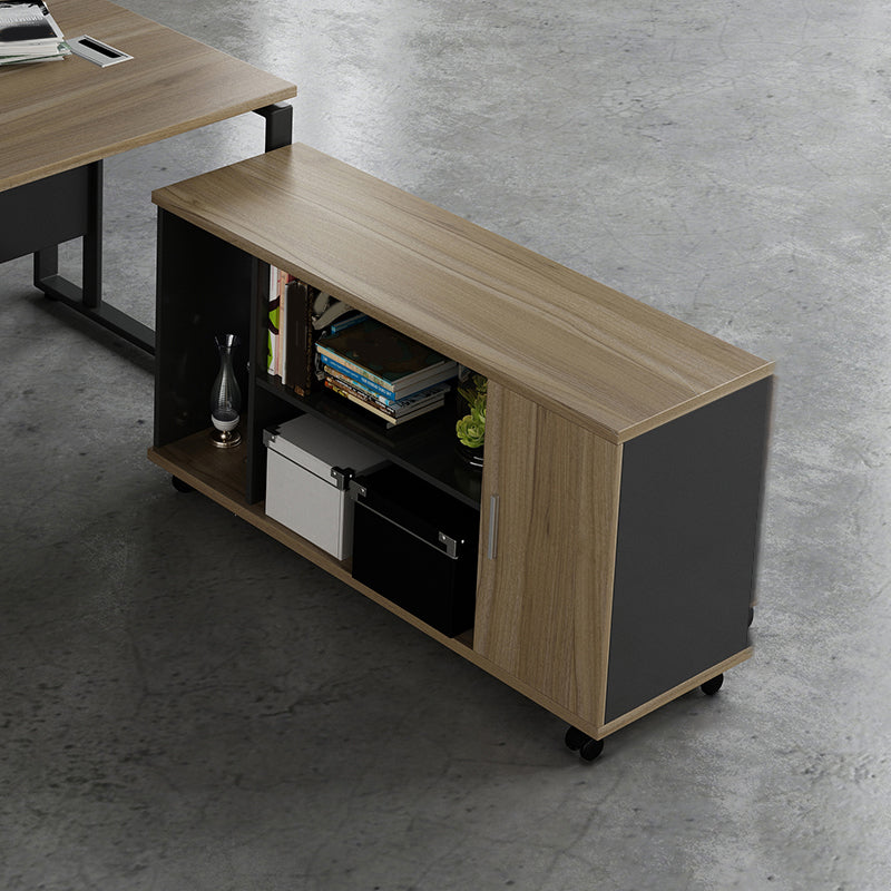 Nordischer Aktenschrank Holzrahmenlager Lateral -Aktenschrank