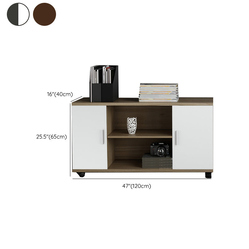 Archivo nórdico Archivo de madera Almacenamiento de almacenamiento lateral