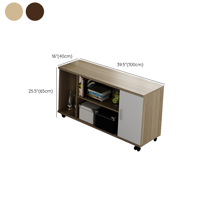 Archivo nórdico Archivo de madera Almacenamiento de almacenamiento lateral