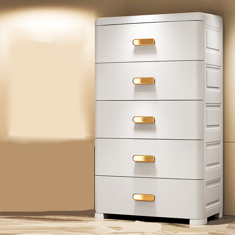 Rectangular Plastic Wardrobe Teen Style Bedroom Storage Cabinet