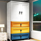 Rectangular Plastic Wardrobe Teen Style Bedroom Wardrobe Closet