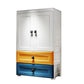Rectangular Plastic Wardrobe Teen Style Bedroom Wardrobe Closet