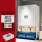 Rectangular Plastic Wardrobe Teen Style Bedroom Wardrobe Closet