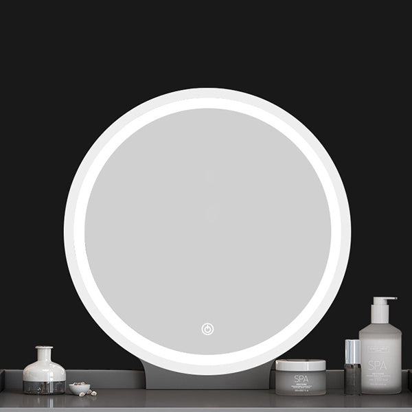 15.75" Wide Vanity Table Modern Wood 3-Drawer Dressing Table Clearhalo 'Bedroom Furniture' 'furn' 'furn_makeup_vanities' 'Furniture' 'Makeup Vanities' 'makeup_vanities' 7570438